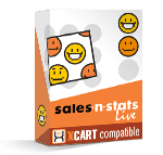 Sales-n-Stats Live Edition: Sales-n-Stats: live customer support, live chat & live help software add-on for X-Cart