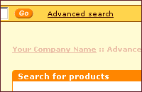 Advanced product search