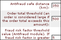 Anti-Fraud module validates customer's address during checkout