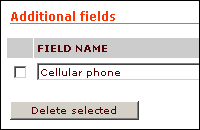 Advanced contact form
