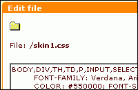 CSS-compatible design. Cascading Style Sheets allow you to easily change styling of your pages