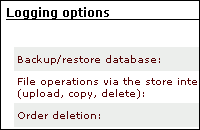 Improved logging
