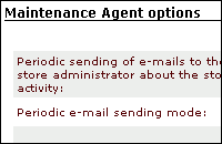 Store maintenance agent