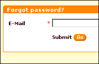 Forgotten password reminder