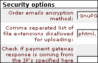 PGP-encrypted e-mail notifications
