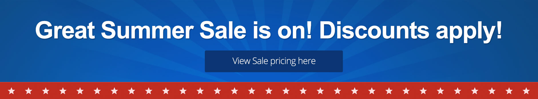 Great Summer Sale July 1st-July 6th 2014