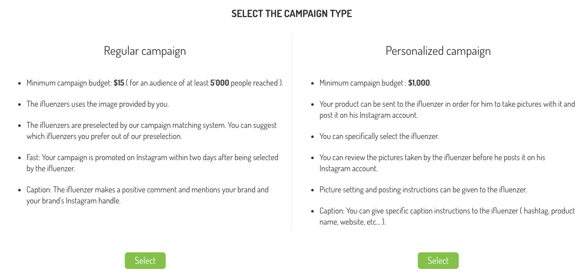 Campaign Types