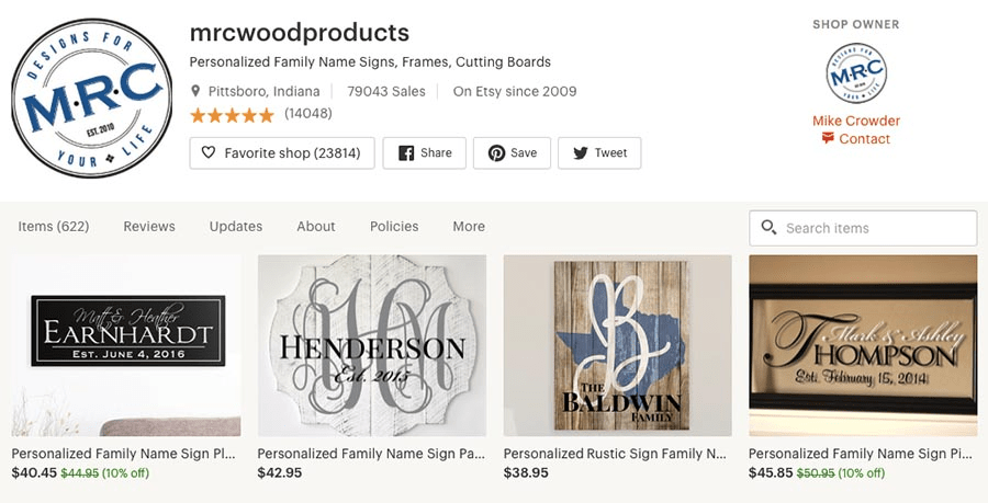 MRC woodproducts. Men selling on Etsy