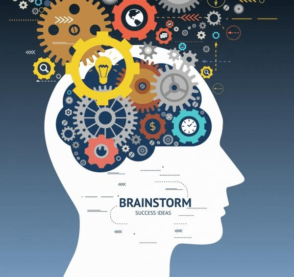 Brainstorm process illustration