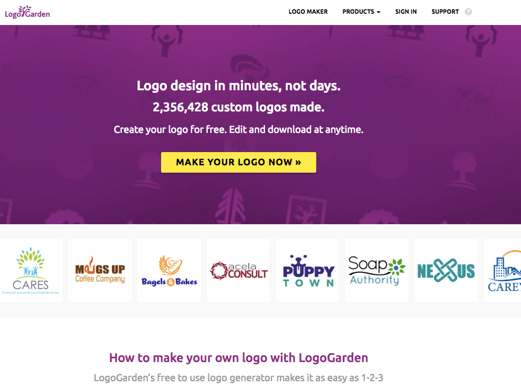 Logogarden logo maker