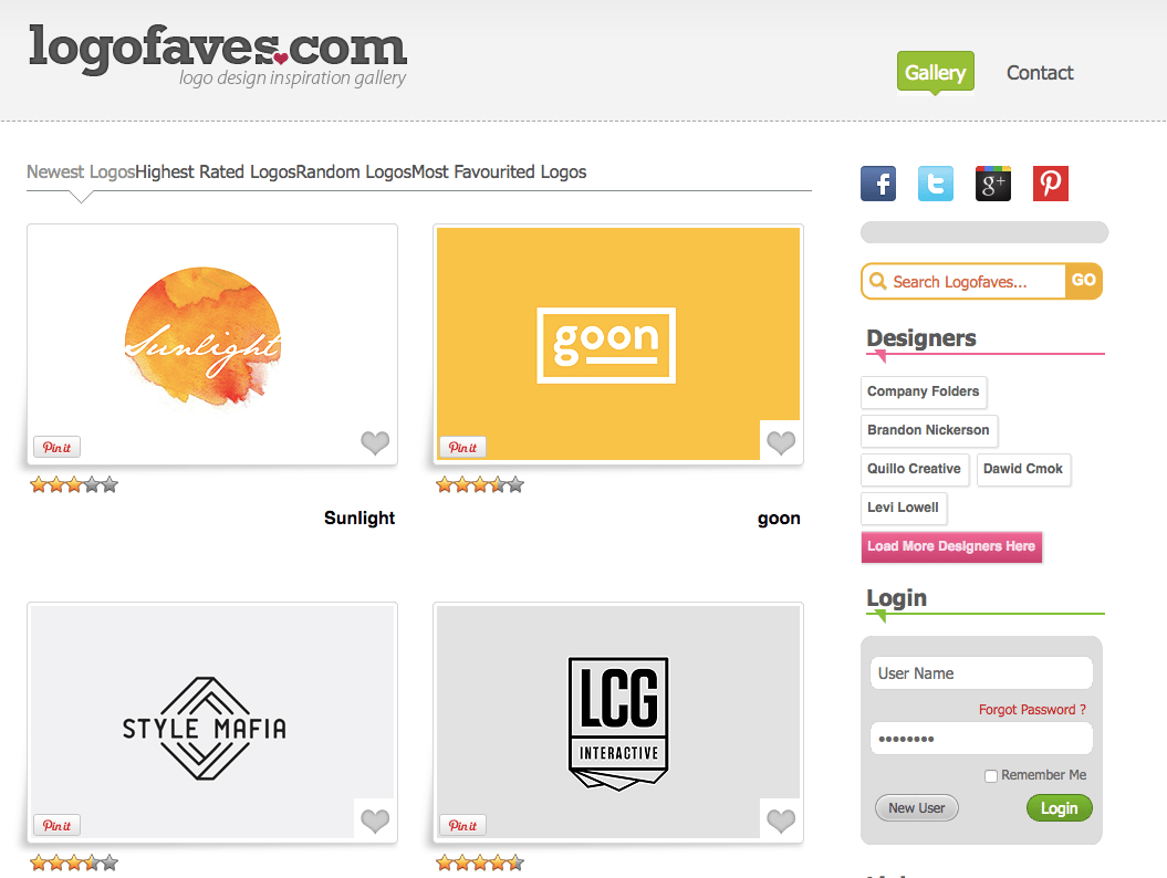 logofaves logo design website