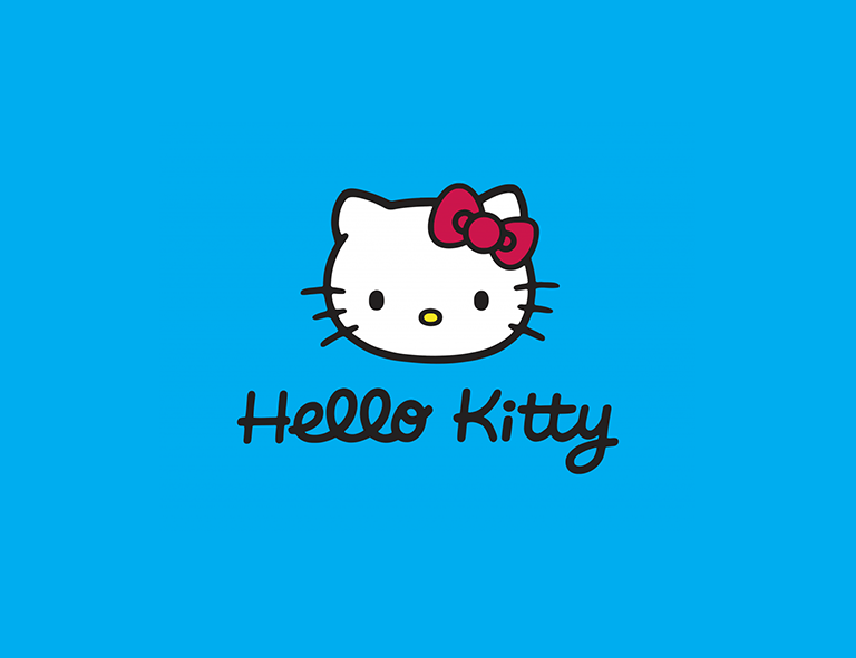 Hello Kitty brand logo design