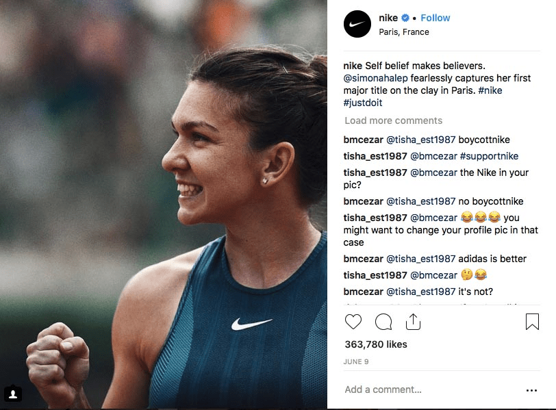 Instagram Nike