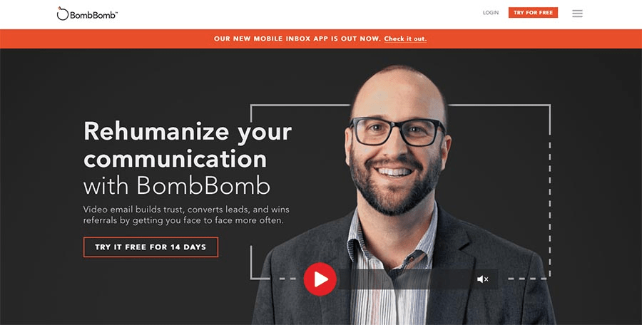BombBomb email marketing tool