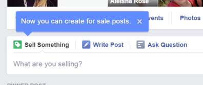 Facebook selling and buying groups