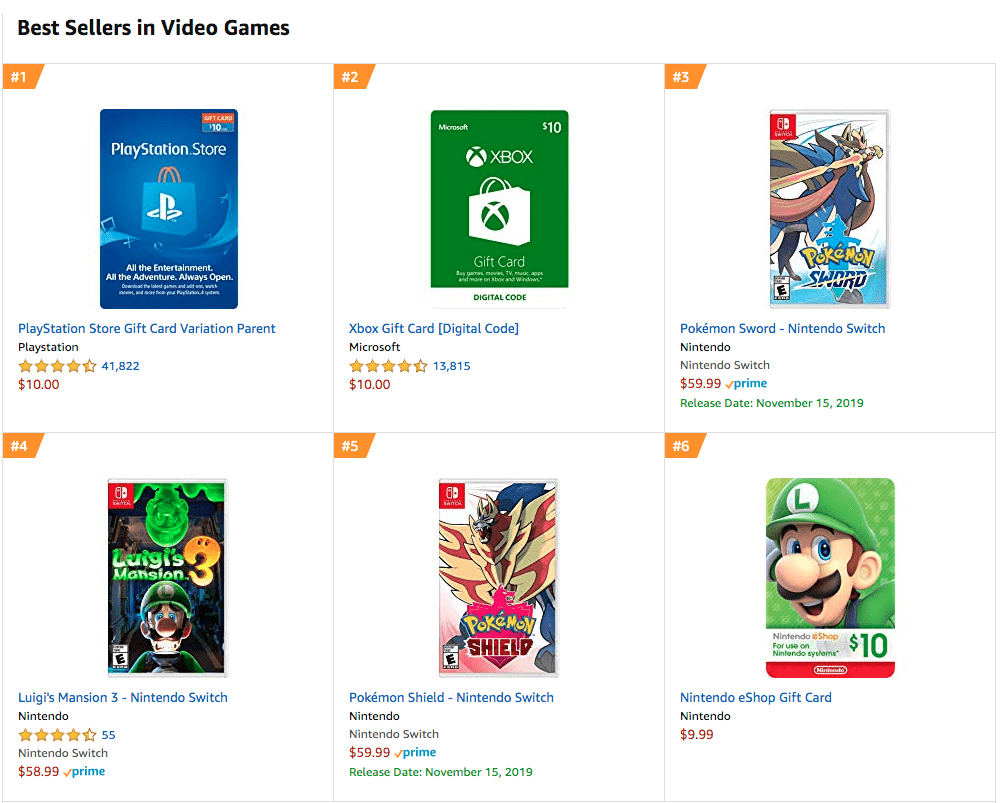 Best Sellers in Video Games