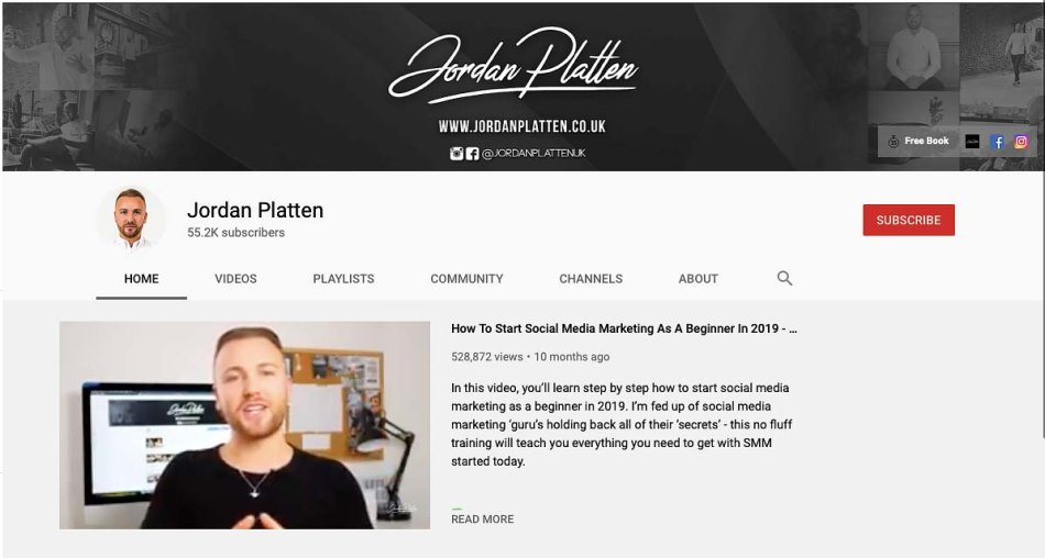 Jordan Plattern Social Media Marketing Video Blog