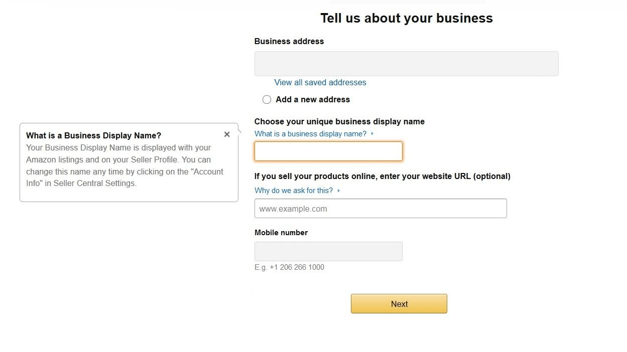 Professional Seller Account on Amazon