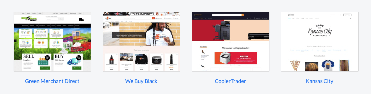 B2B eCommerce examples built with X-Cart