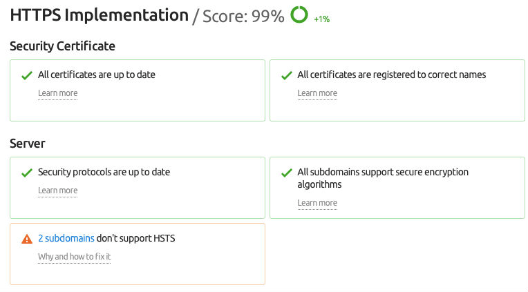 HTTPS implementation for SEO