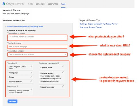 Basic Keyword Research With Google Keyword Planner