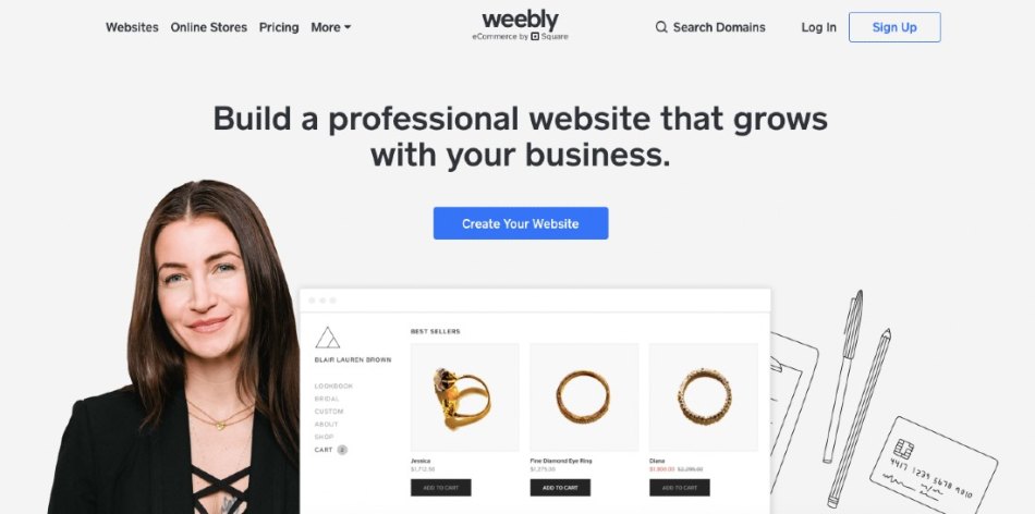 Weebly eCommerce platform