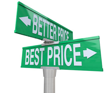 Sign to a better price