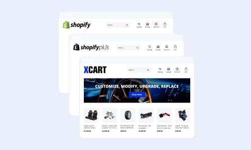 Thumbnail for post: X-Cart vs. Shopify Plus vs. Shopify: Which Is the Best Fit for Your Automotive Website?