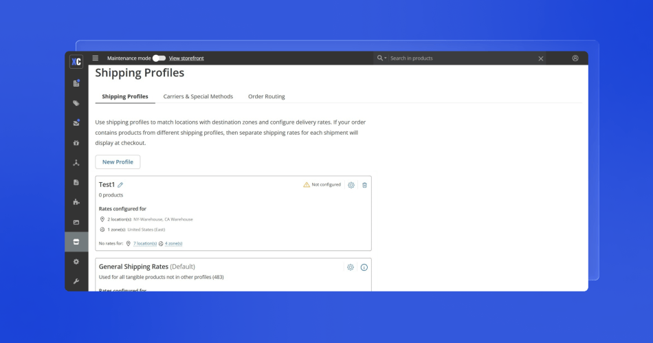 Shipping Profiles