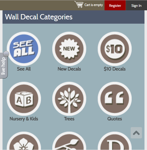 Dali Decals Uses Mobile App Icons