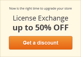Up to 50% off on License Exchange