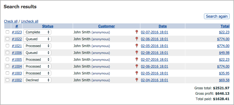 Gross profit