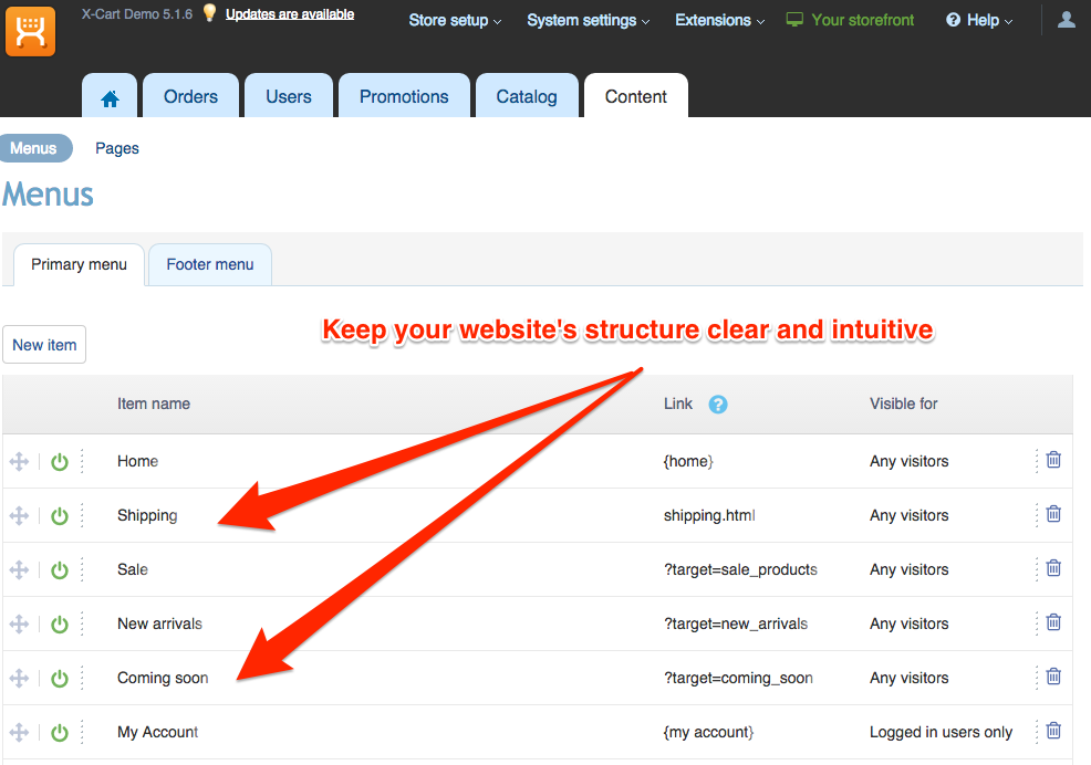 Keep your website structure clear and intuitive Keep your website structure clear and intuitive