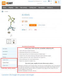 Custom Product Tabs