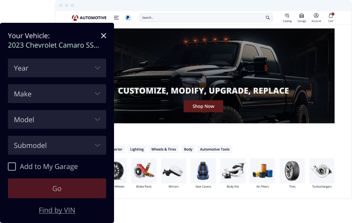 Automotive eCommerce Platform for Auto Parts Businesses