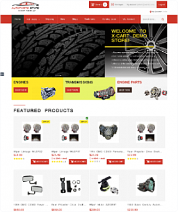 Autoparts Store Theme