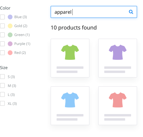 Dynamic filters demonstration