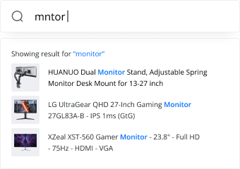 Ecommerce Search & Filtering Engine for Your Online Store