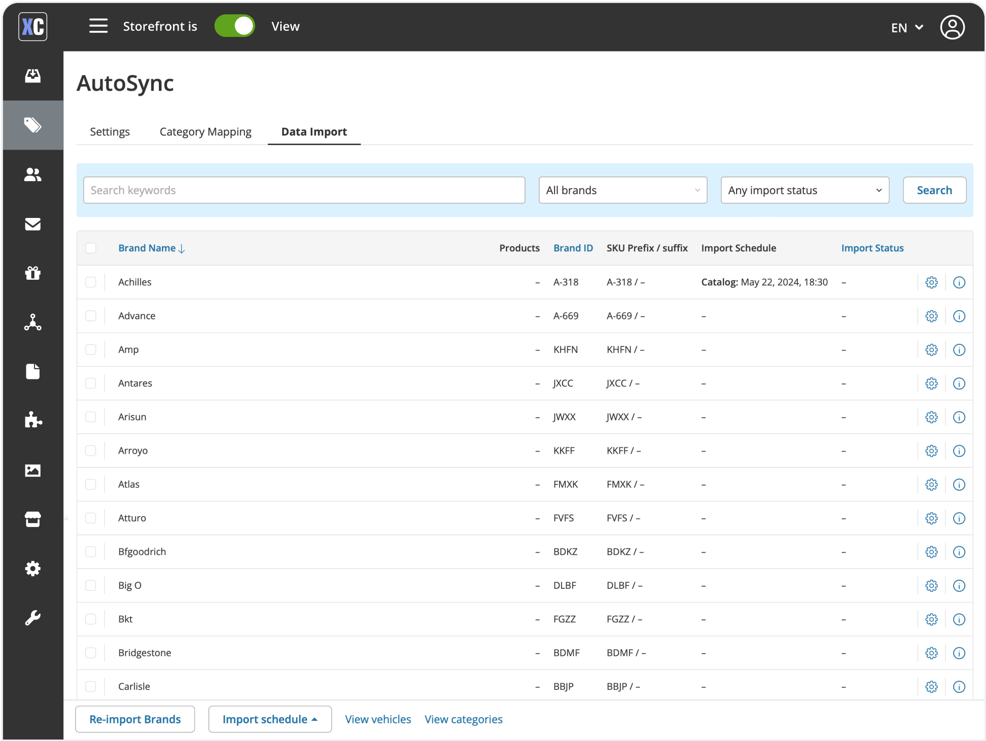 Automate stock and price updates