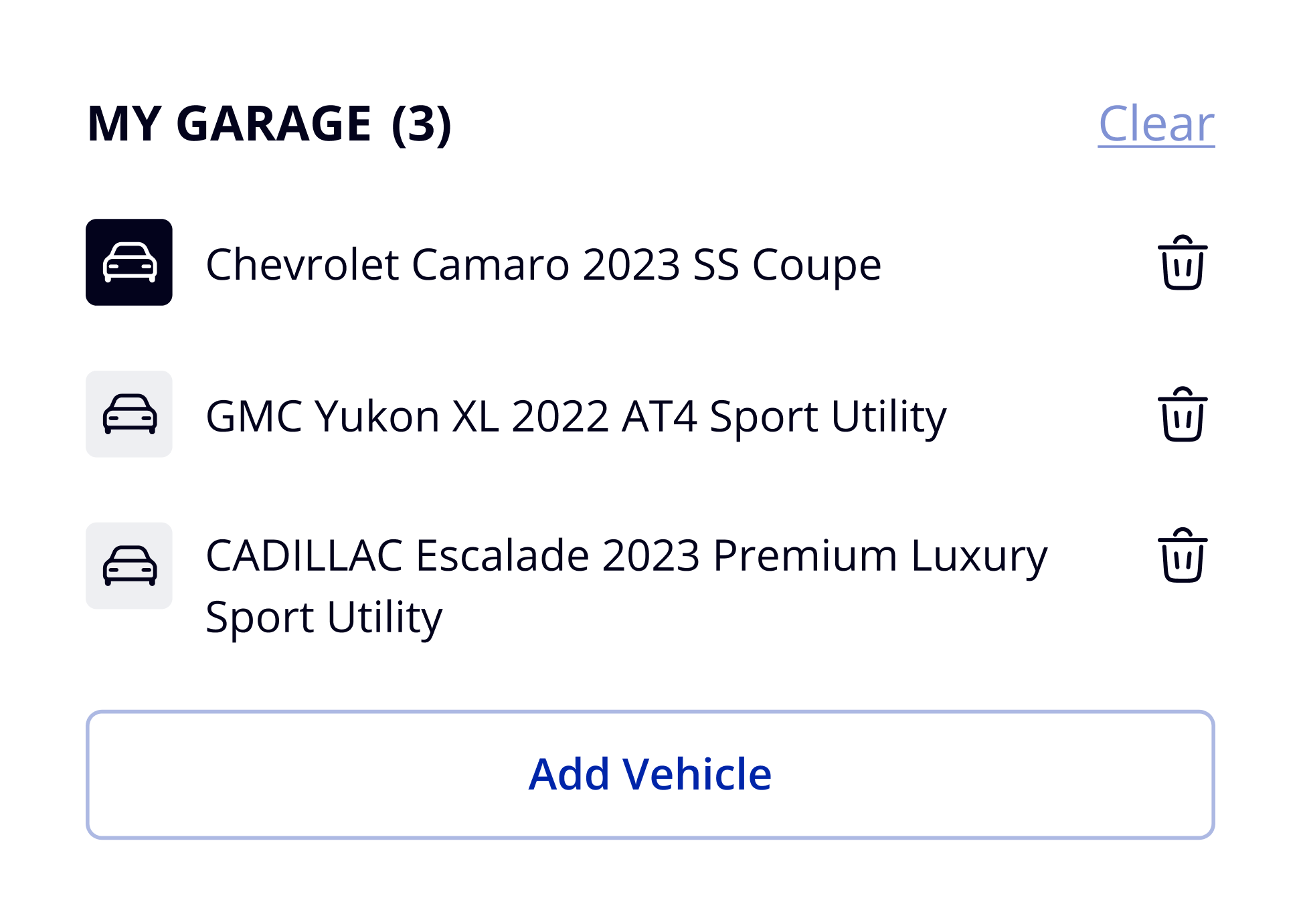 ‘My Garage’