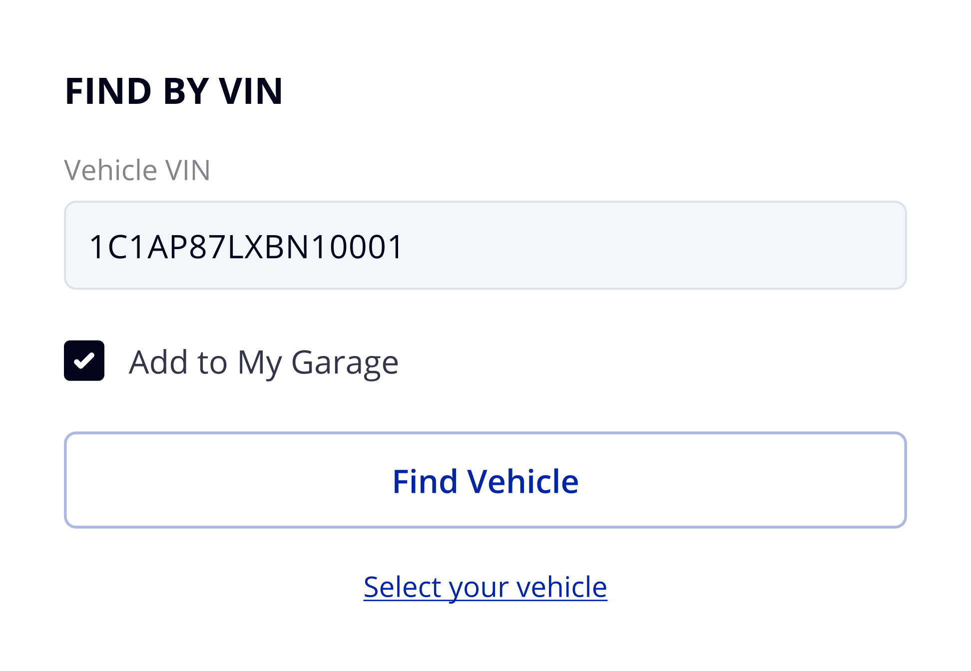 VIN Lookup