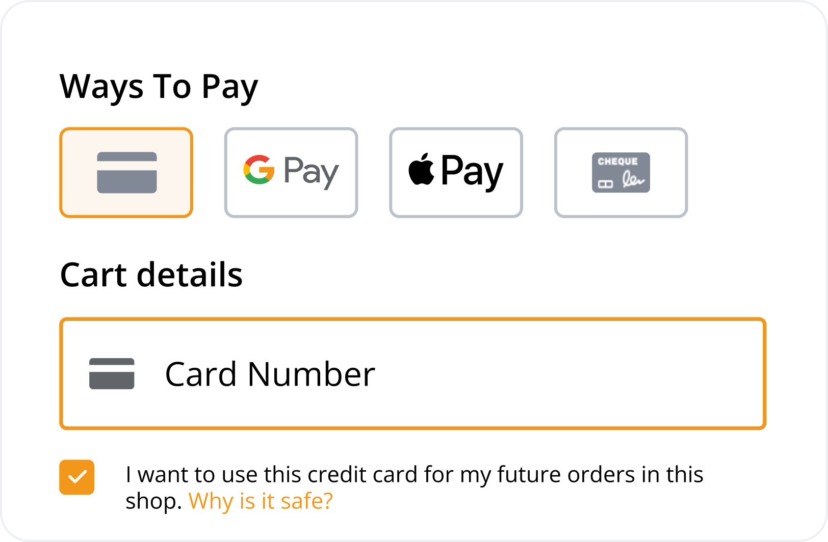 All The Ways to Pay