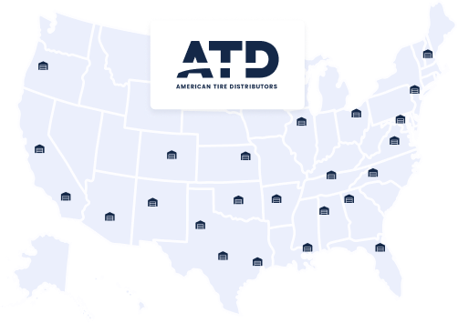 American Tire Distributors (ATD) Map