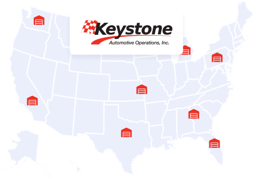 Keystone Automotive Operations (KAO) Map