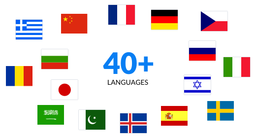 40+languages are supported in X-Cart