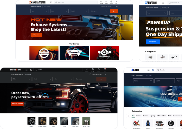Automotive Website Template Hub
