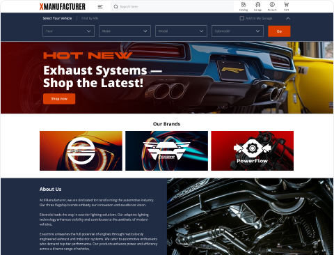 Auto Parts-first Features