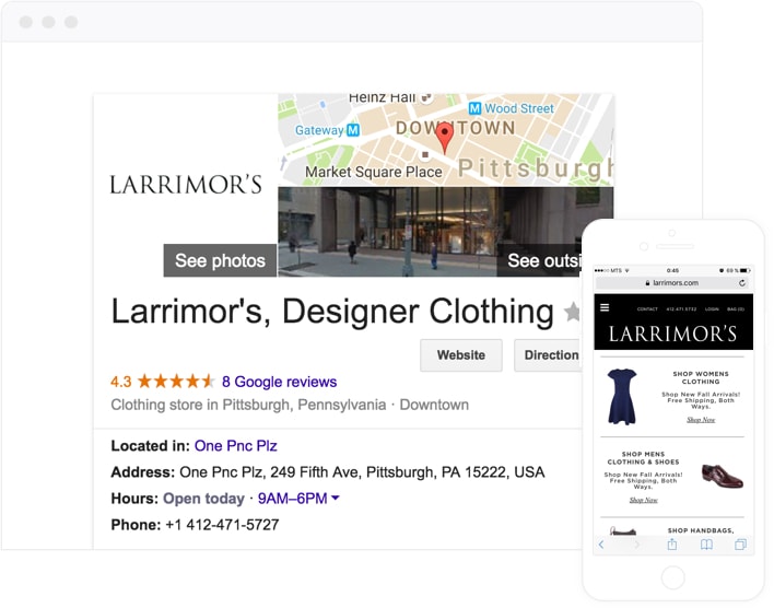 Example of responsive skin