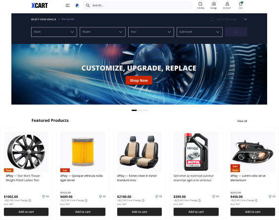 Automotive Website Design