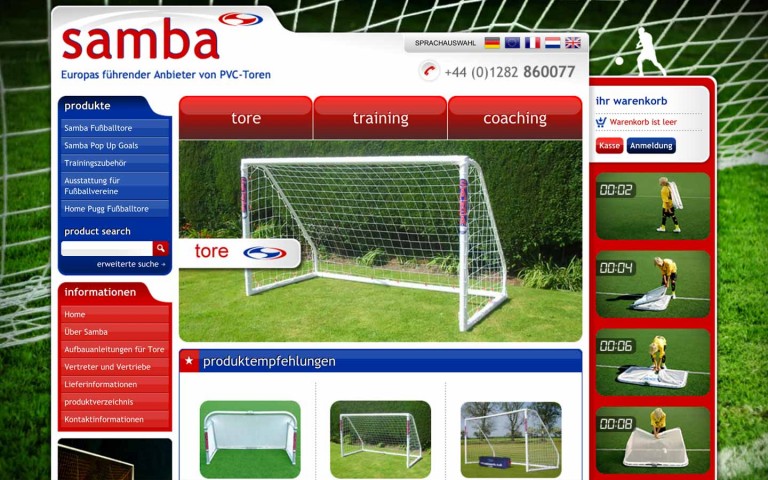 Samba Europe Homepage